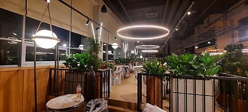 МДФ-панели в отделке ресторана