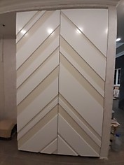 Гардеробная из МДФ с эмалью